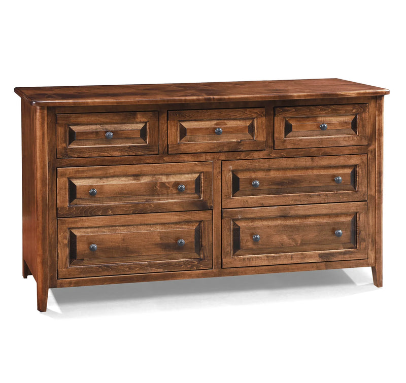 Carson 7 Drawer Dresser - Woodcraft Furniture