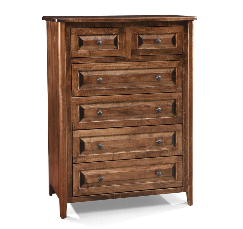 Carson 6 Drawer Tall Chest - Woodcraft Furniture