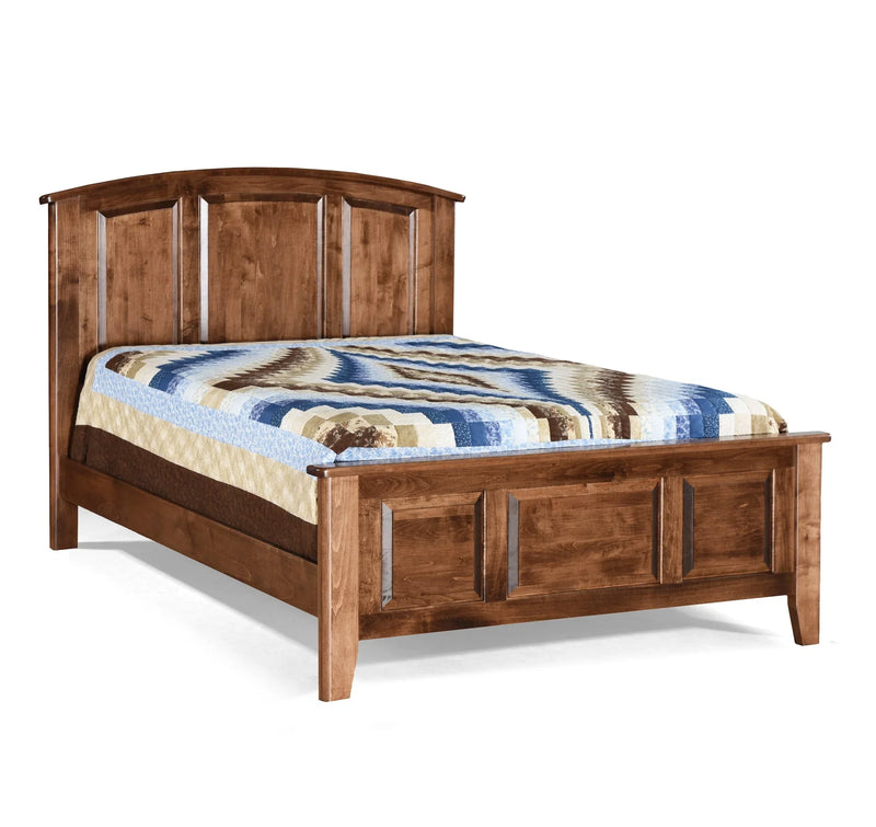 Carson Arched Panel Bed - Woodcraft Furniture