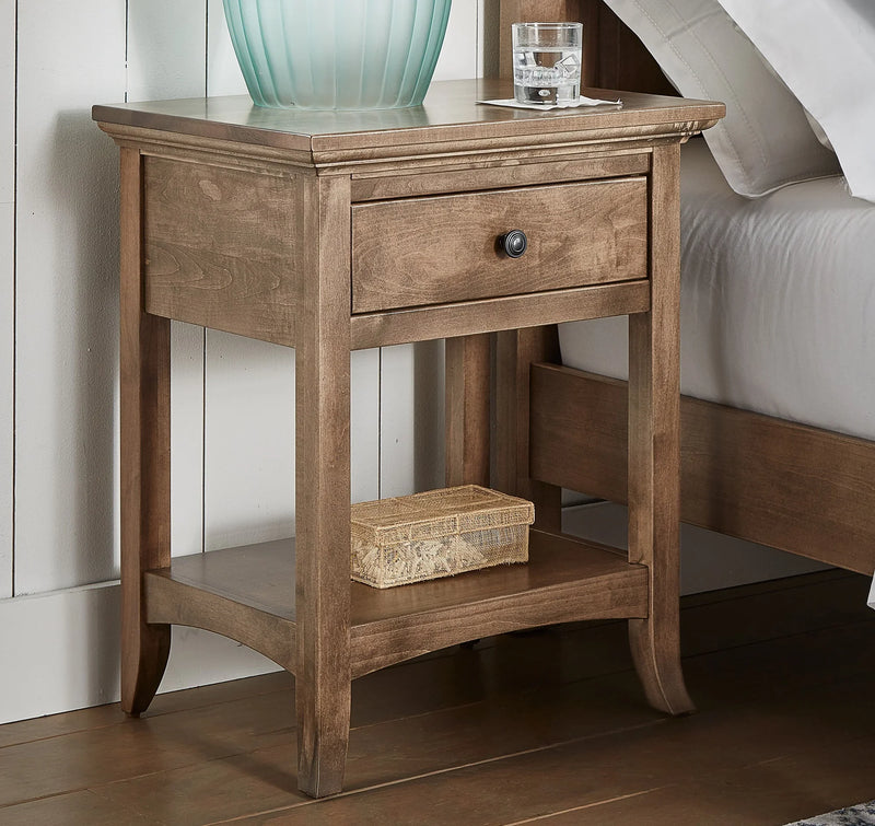Provence 1 Drawer Nightstand - Woodcraft Furniture