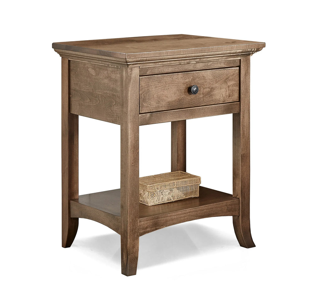 Provence 1 Drawer Nightstand - Woodcraft Furniture
