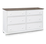 Portland 6 Drawer Dresser - Woodcraft Furniture