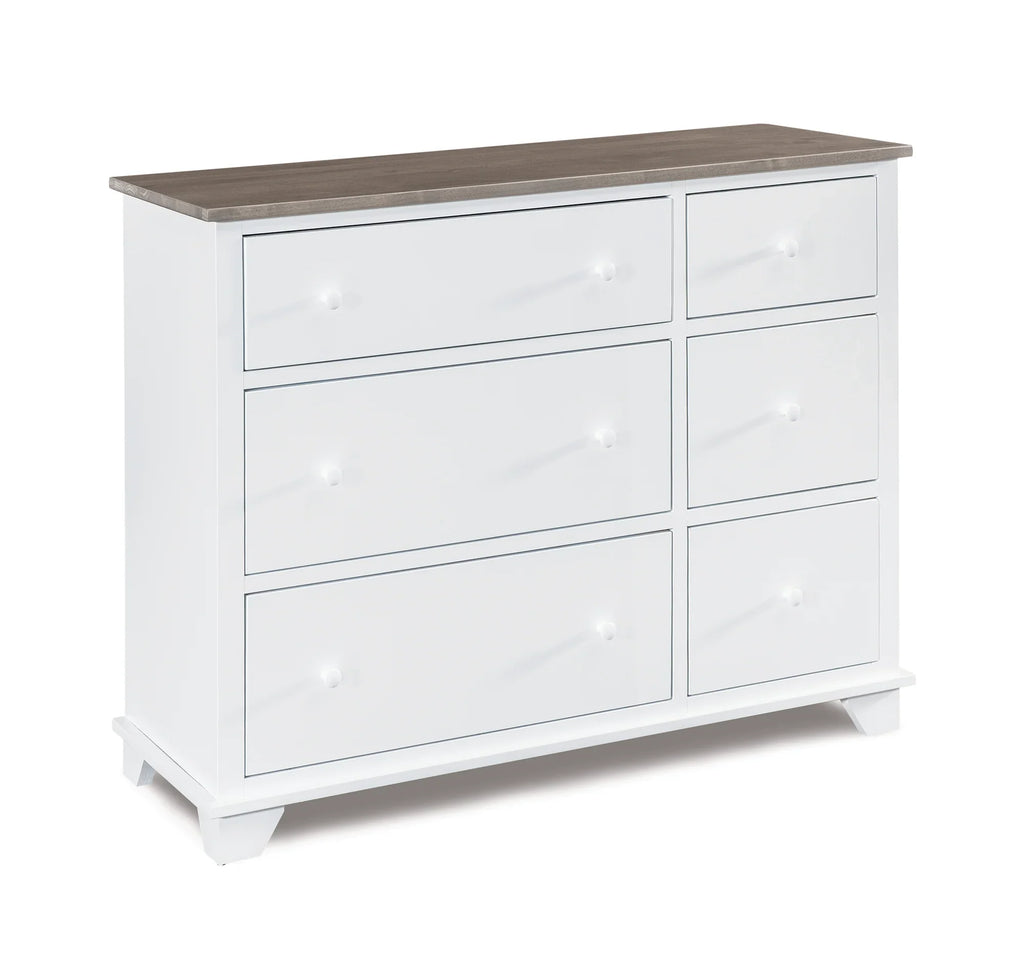 Portland Generations 6 Drawer Combo Dresser - Woodcraft Furniture