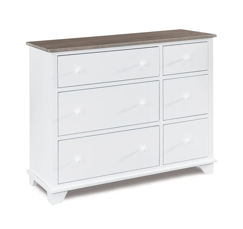 Portland Generations 6 Drawer Combo Dresser - Woodcraft Furniture