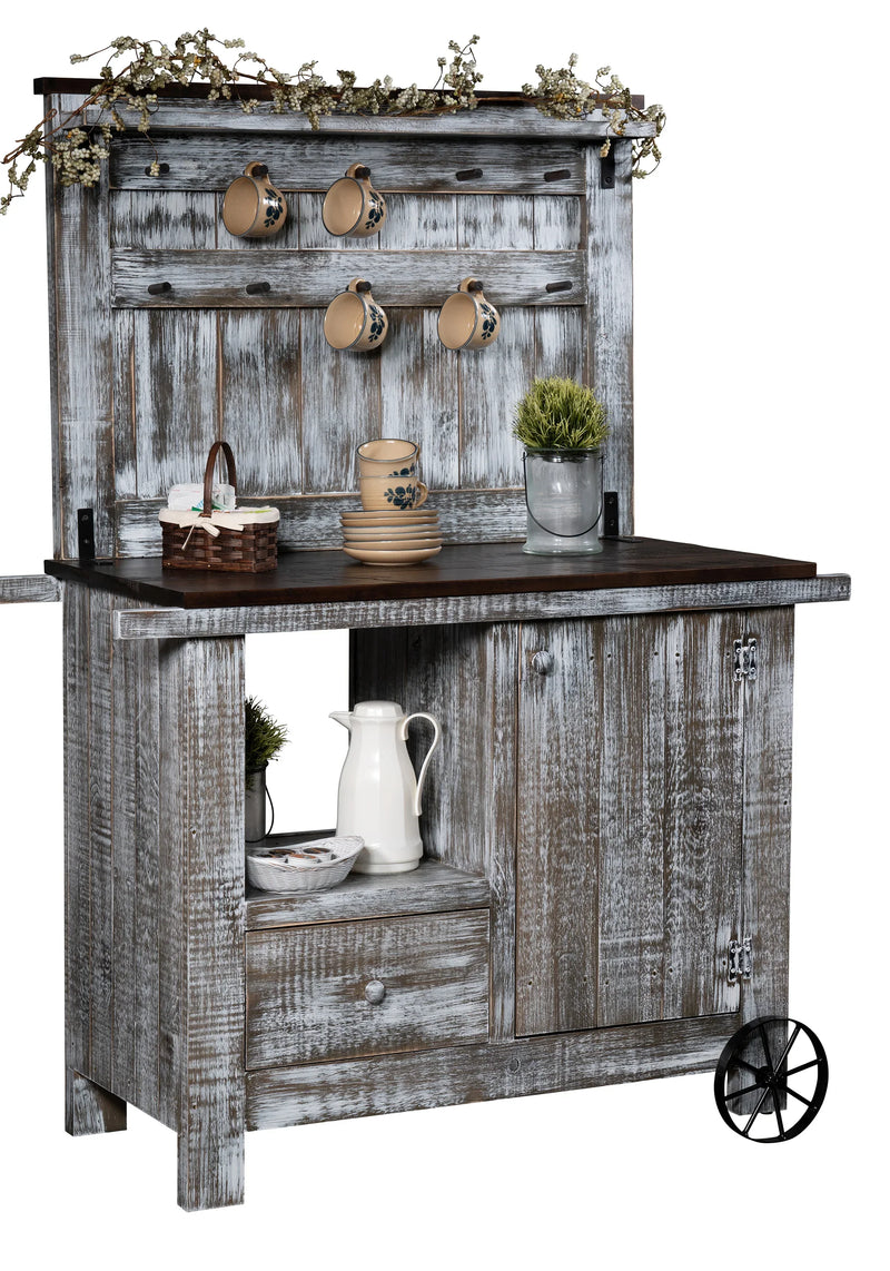 Gold Mine Coffee Wagon - Woodcraft Furniture