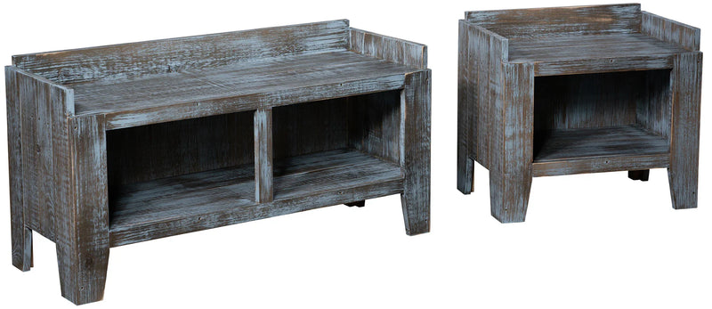 Gold Mine Boot Bench - Woodcraft Furniture