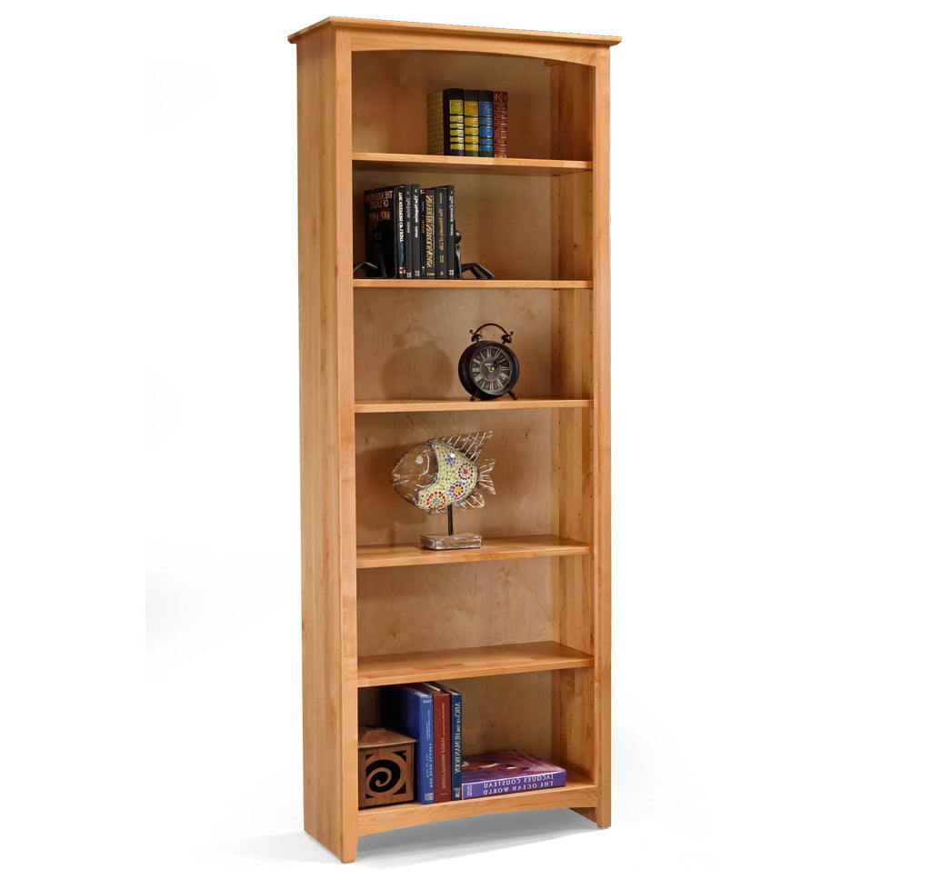 Alder Shaker 30" by 84" Bookcase