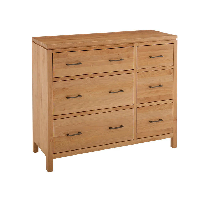 2 West Generations 6 Drawer Combo Dresser - Woodcraft Furniture
