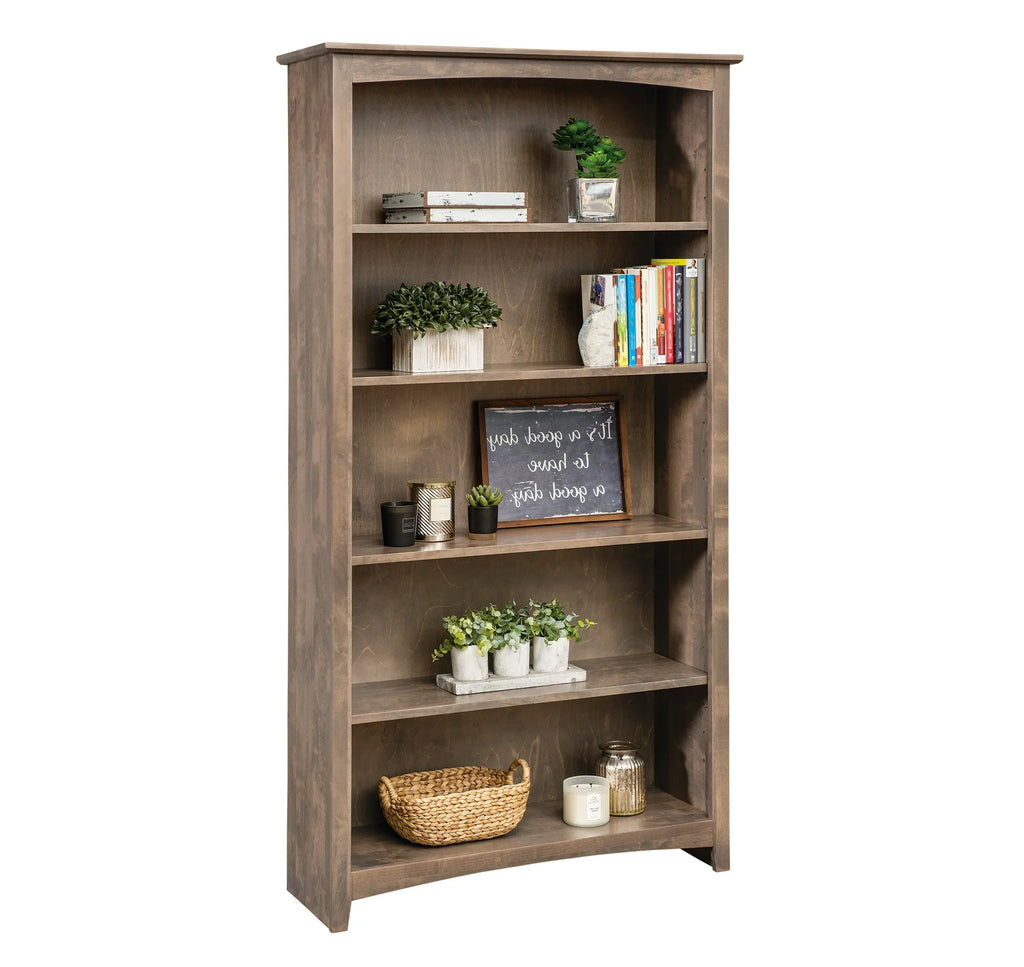 Alder Shaker 36" by 72" Bookcase