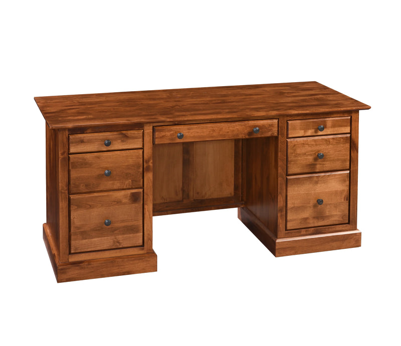 Alder Executive Desk - Woodcraft Furniture