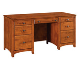 Alder Double Pedestal Desk
