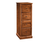 Shaker 4 Drawer File Cabinet - Woodcraft Furniture