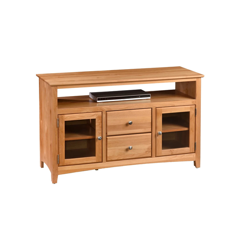 Alder Shaker TV Console - Woodcraft Furniture