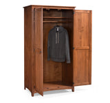Alder Shaker 2 Door Wardrobe - Woodcraft Furniture
