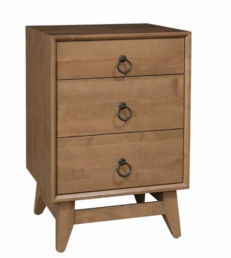 Allentown 3 Drawer Nightstand - Woodcraft Furniture