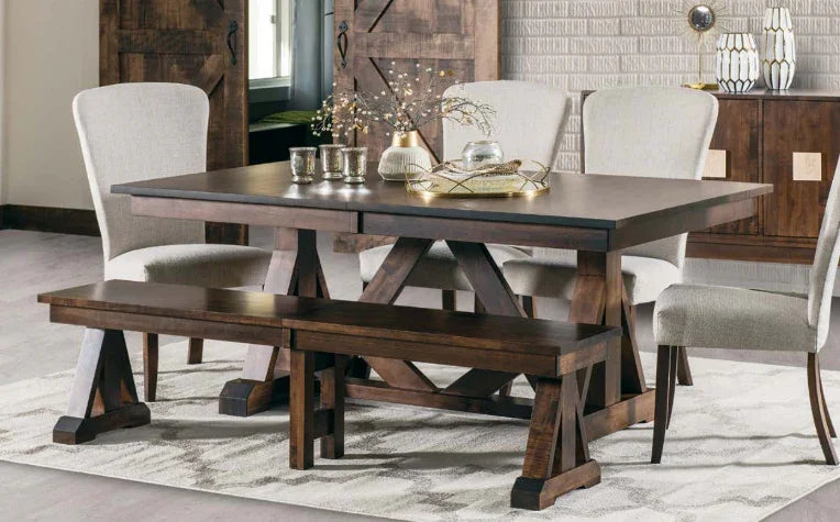 Bailey Trestle Table - Woodcraft Furniture