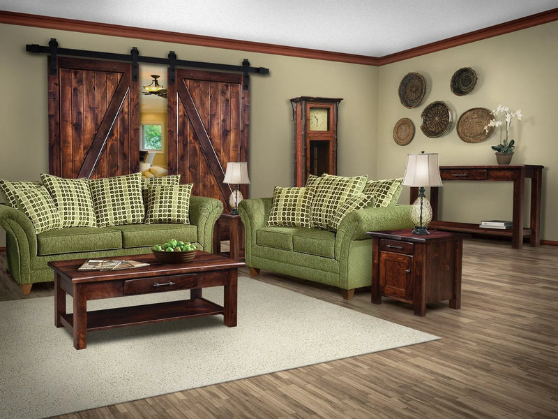 Barn Floor Chair Side Table - Woodcraft Furniture