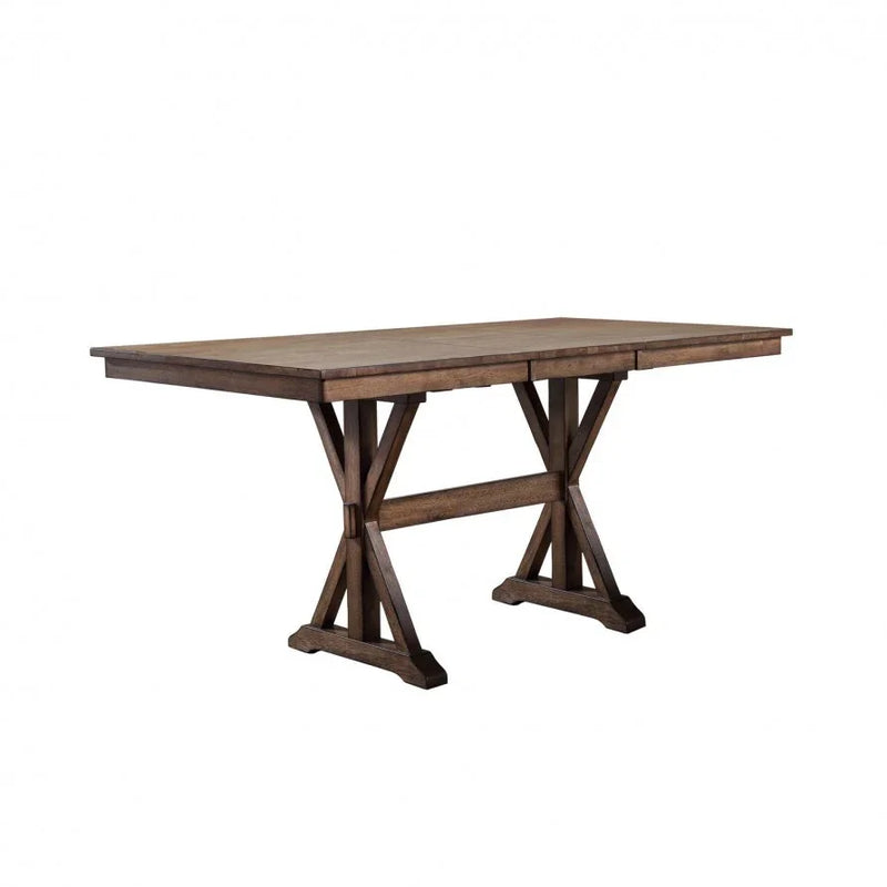 Carmel Counter Trestle Table Set - Woodcraft Furniture