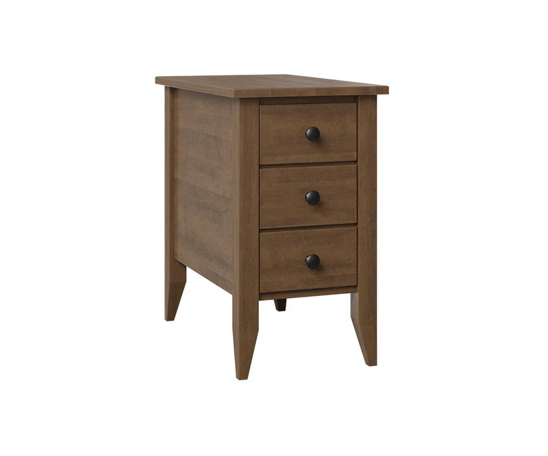 Manhattan 3 Drawer Side Table - Woodcraft Furniture