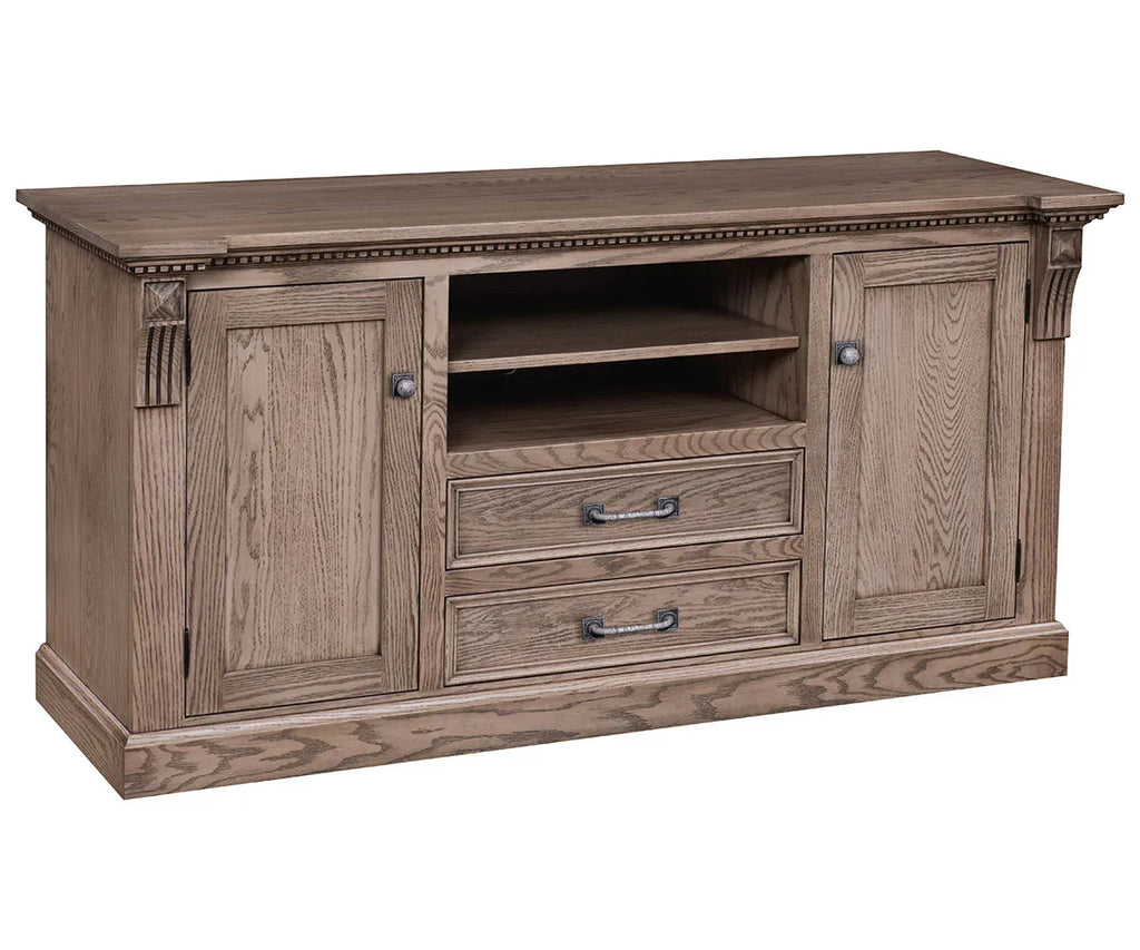 Grand Manor TV Console - Woodcraft Furniture