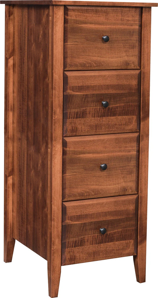 Hampton 4 Drawer File Cabinet - Woodcraft Furniture
