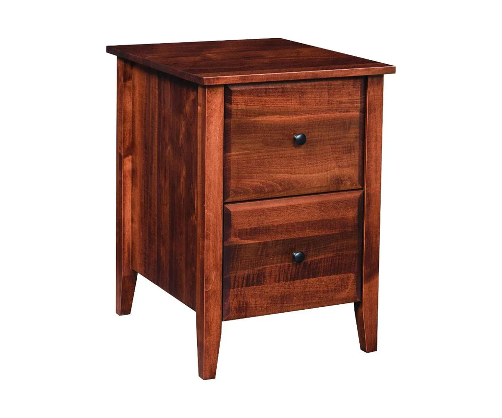 Hampton 2 Drawer File Cabinet - Woodcraft Furniture