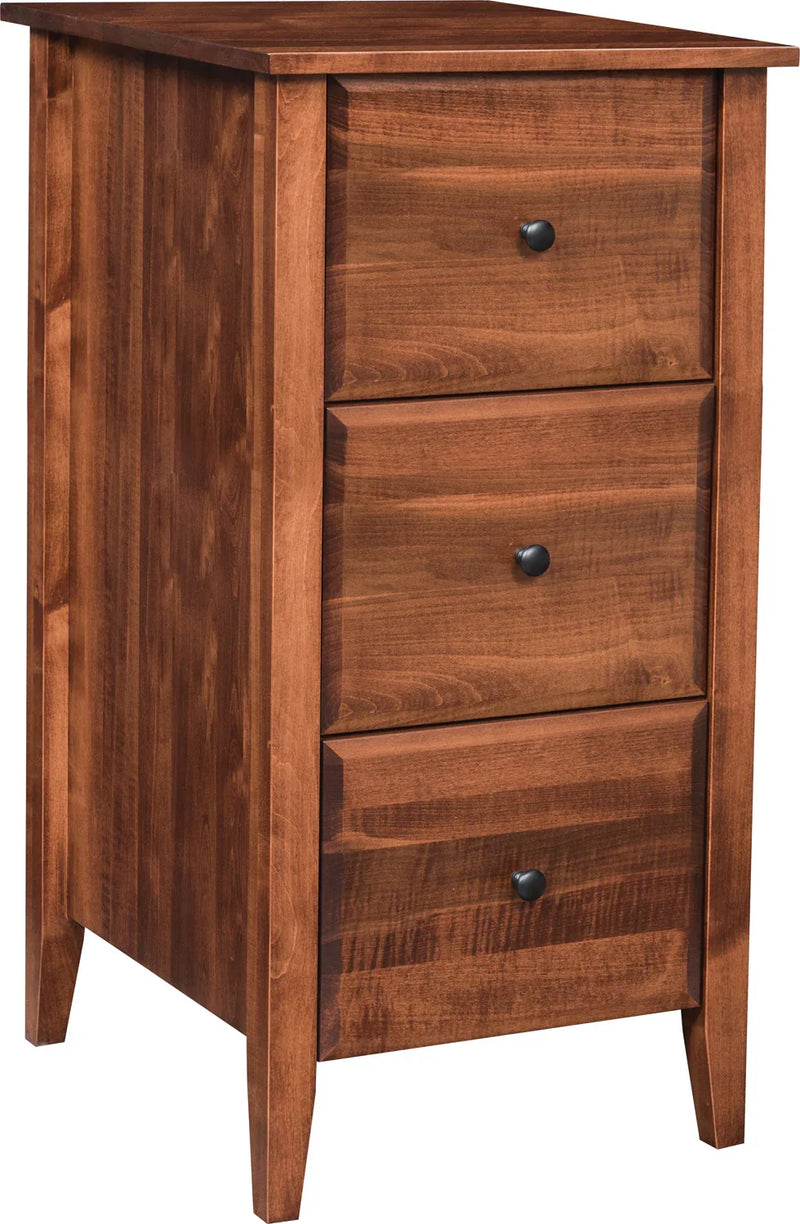 Hampton 3 Drawer File Cabinet - Woodcraft Furniture
