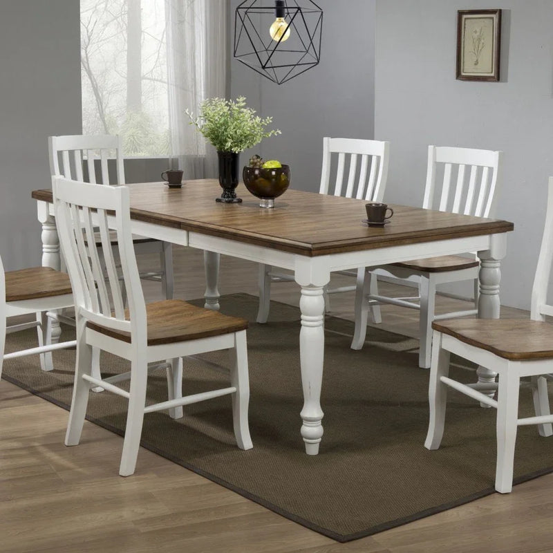 Pacifica Leg Table Set - Woodcraft Furniture