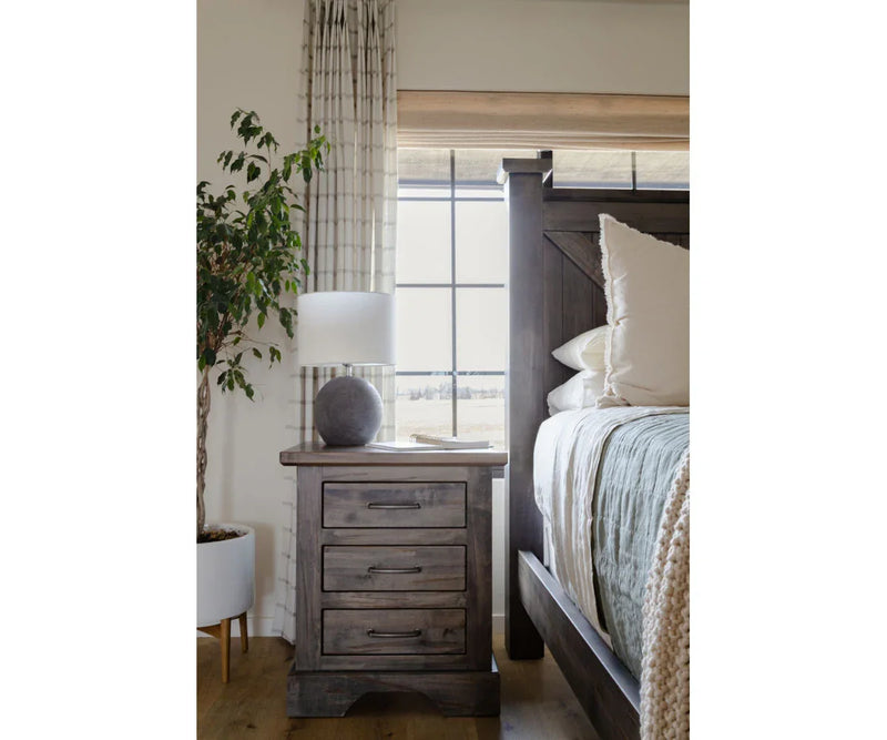 Kimberley 3 Drawer Nightstand - Woodcraft Furniture