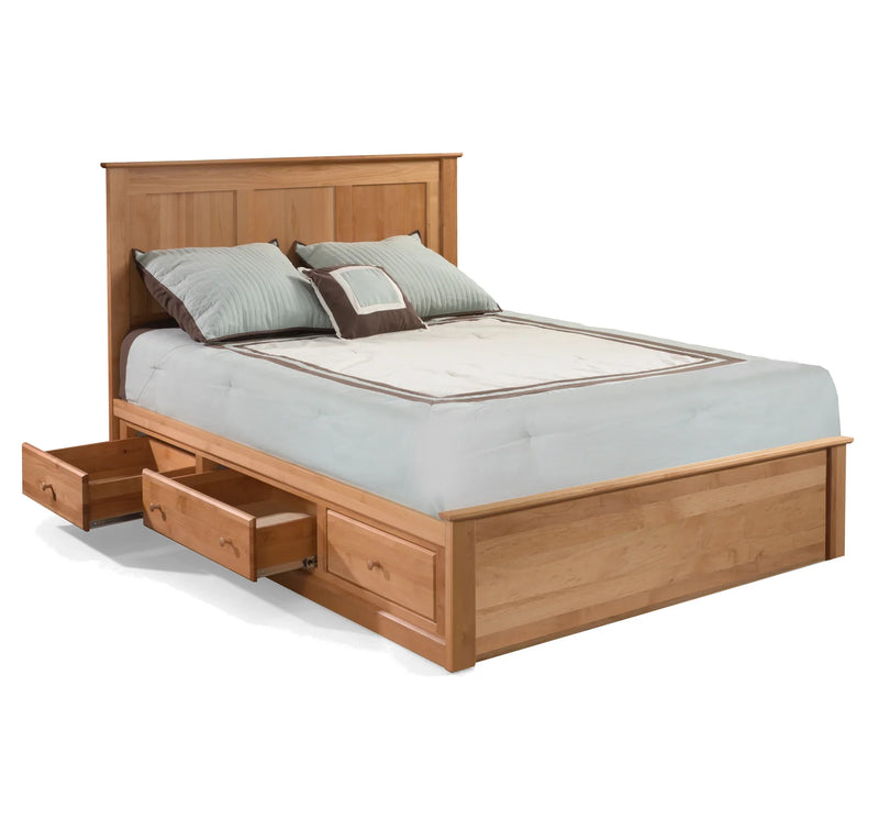 Alder 6 Drawer Chest Bed Low - Woodcraft Furniture