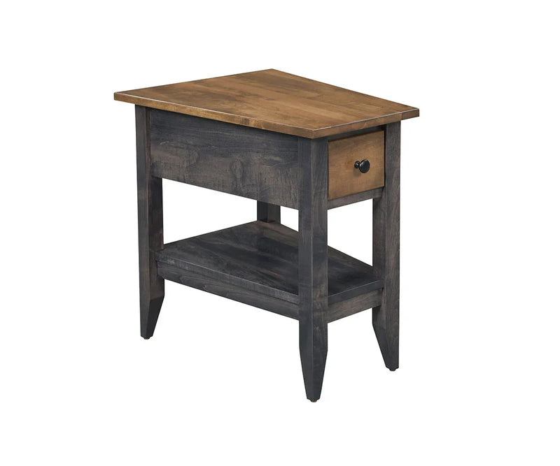 Manhattan Wedge Side Table - Woodcraft Furniture