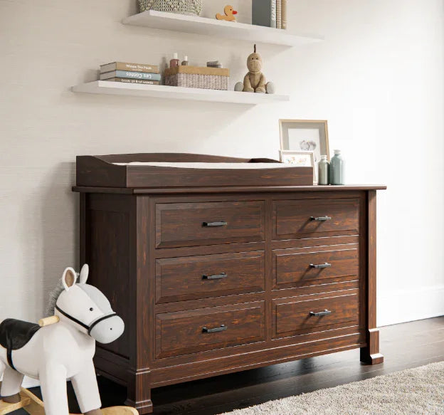 Mackenzie 6 Drawer Dresser - Woodcraft Furniture