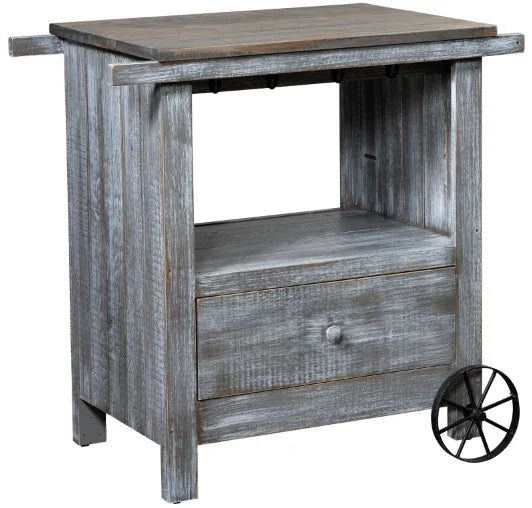 Gold Mine Tea Cart - Woodcraft Furniture