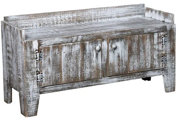 Gold Mine Boot Bench - Woodcraft Furniture