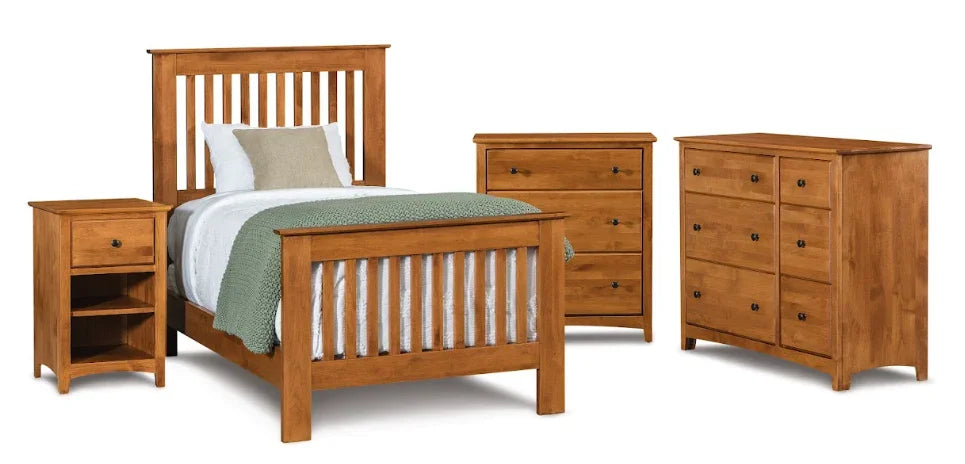 Alder Shaker Generations Workstation - Woodcraft Furniture