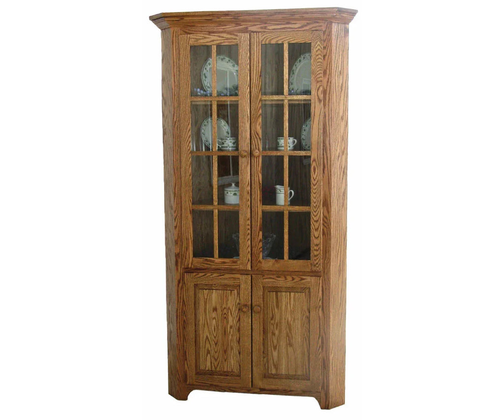 Shaker Corner Hutch - Woodcraft Furniture