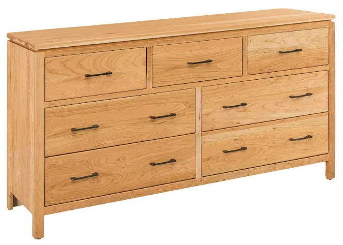 Maverick 7 Drawer Dresser - Woodcraft Furniture