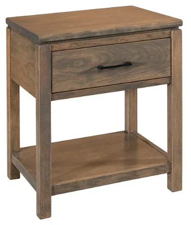 Maverick 1 Drawer Nightstand - Woodcraft Furniture