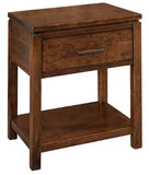 Maverick 1 Drawer Nightstand - Woodcraft Furniture
