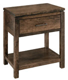 Maverick 1 Drawer Nightstand - Woodcraft Furniture