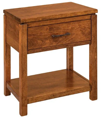 Maverick 1 Drawer Nightstand - Woodcraft Furniture