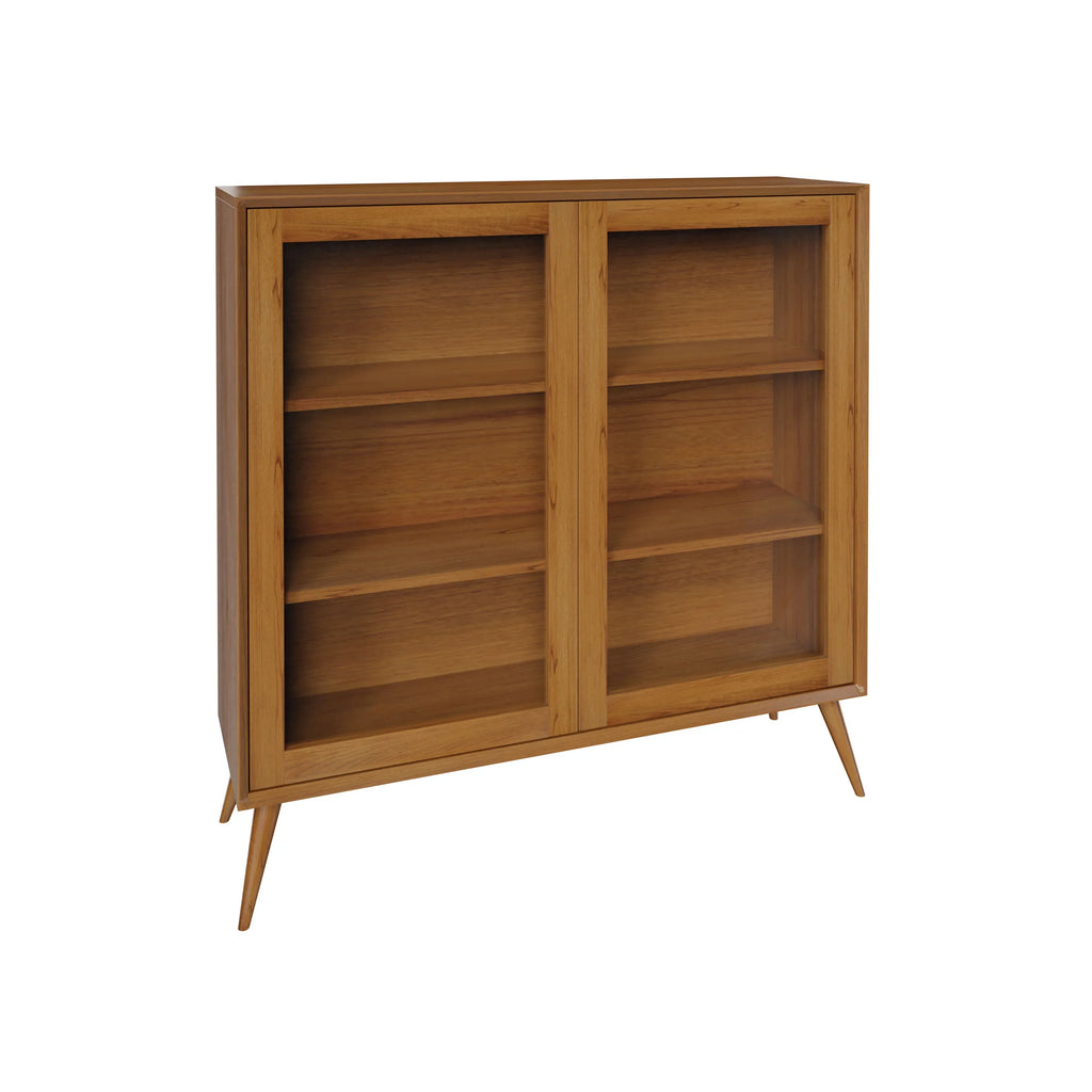 South Shore Bookcase w/ Sliding Glass Doors - Woodcraft Furniture
