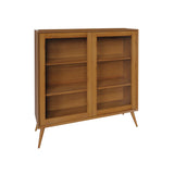 South Shore Bookcase w/ Sliding Glass Doors - Woodcraft Furniture