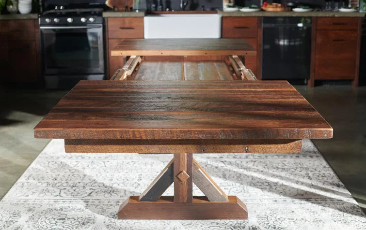 Stretford Trestle Table - Woodcraft Furniture