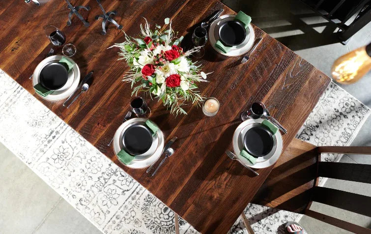 Stretford Trestle Table - Woodcraft Furniture