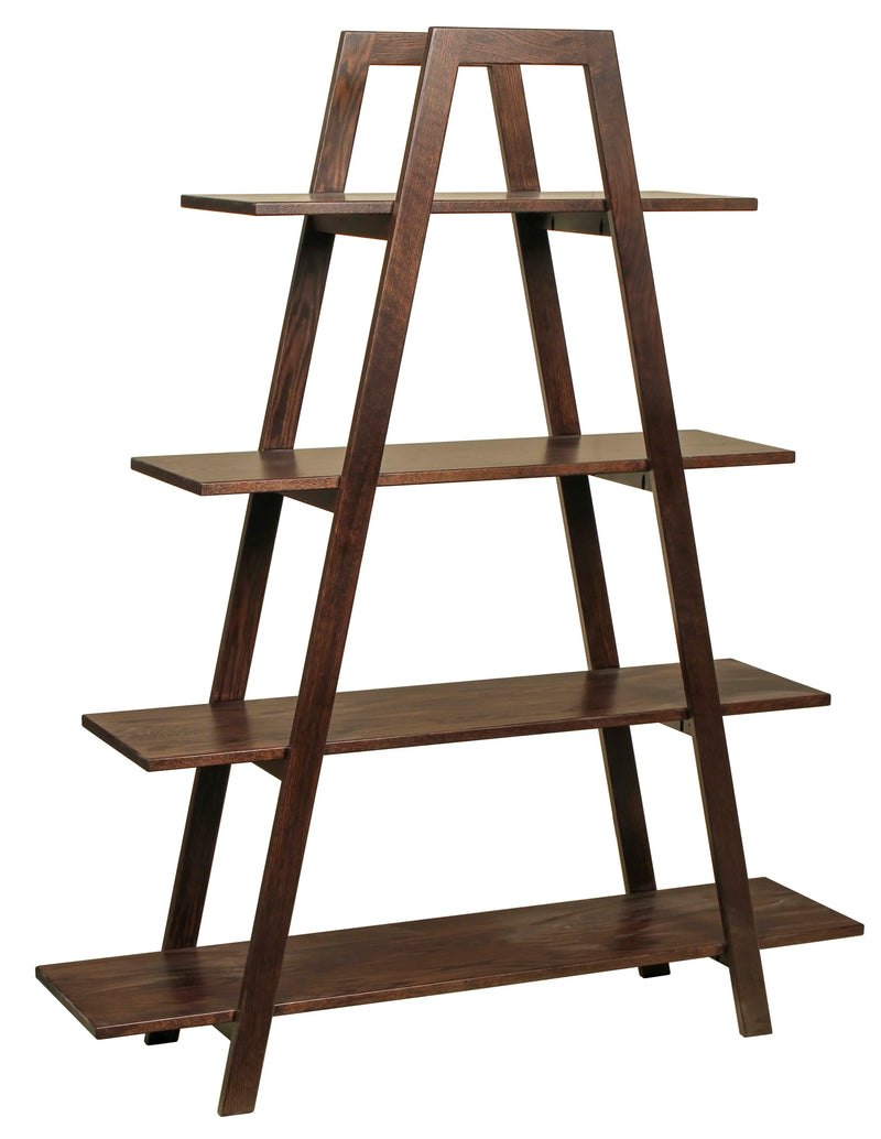 Trapezoid Bookcase Shelf - Woodcraft Furniture