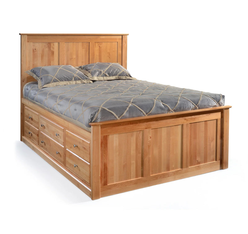 Alder 12 Drawer Chest Bed - Woodcraft Furniture
