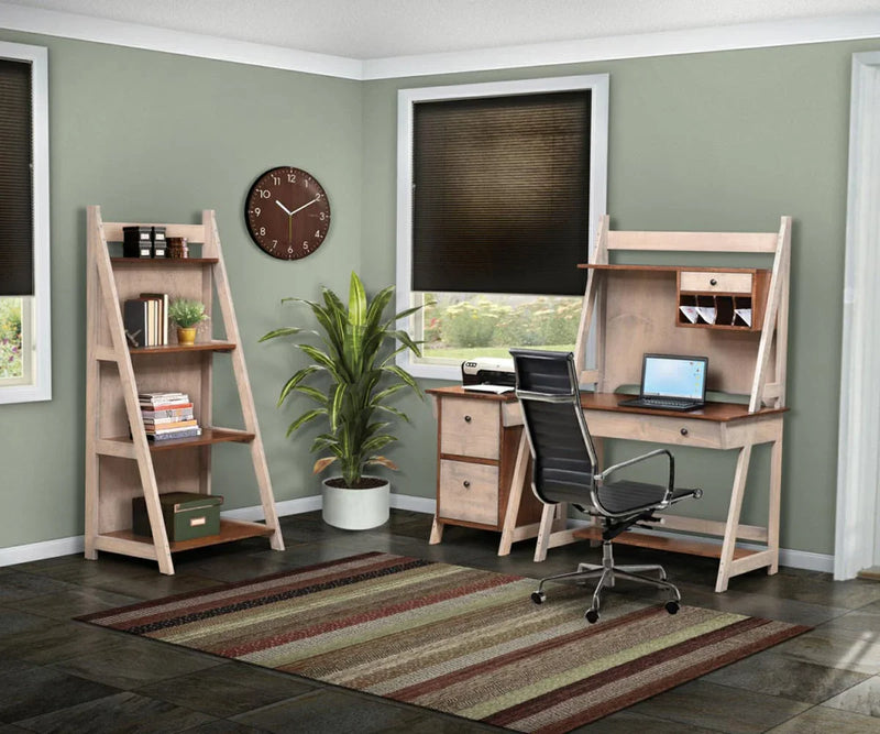 Timberline Desk & Hutch - Woodcraft Furniture