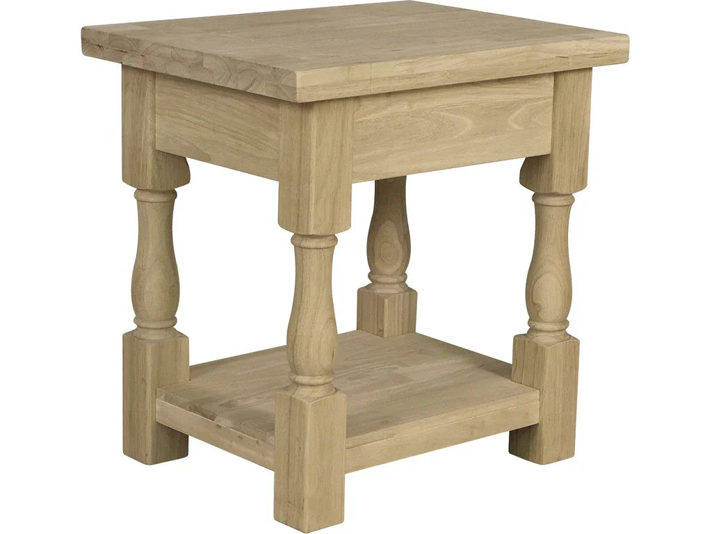Tuscan End Table - Woodcraft Furniture
