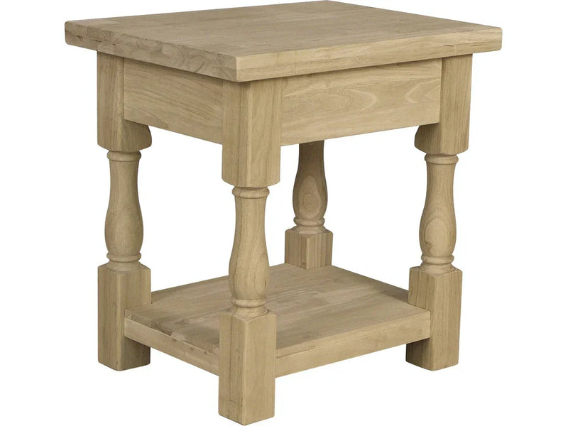 Tuscan End Table - Woodcraft Furniture